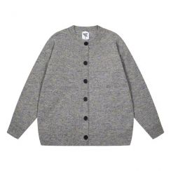 2 Pcs Retro Mens Loose Fit Autumn Cardigan