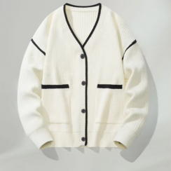 2 Pcs Mens Crocheted Plus Size Cardigans