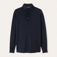 2 Pcs Casual Style Turn Down Collar Knitted Polo Shirt for Men