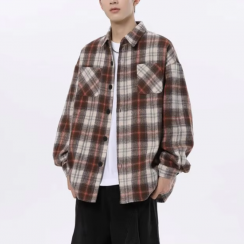 3 Pcs Mens Casual Long Sleeve Single Breasted Shirts